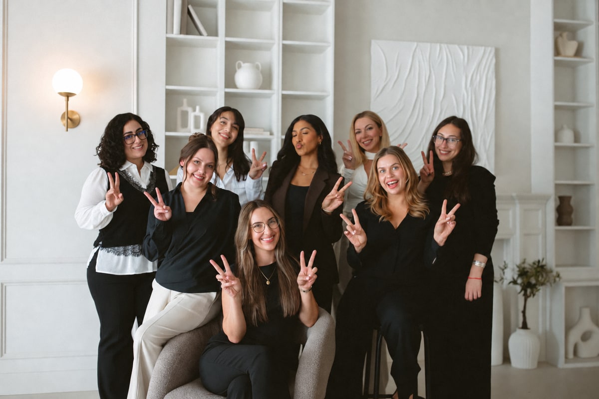 The Anchor & Bloom team smiling together