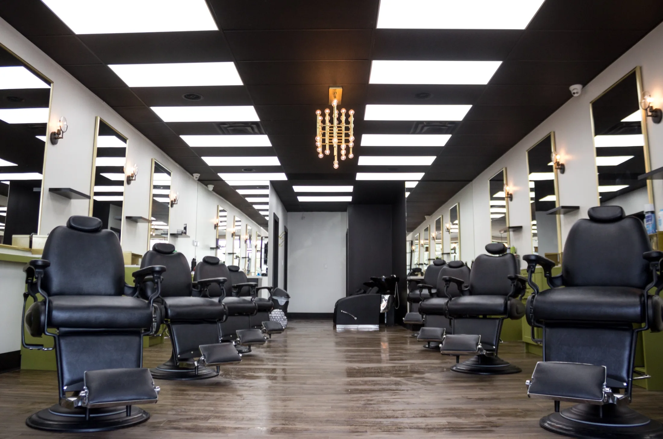 Chair barber shop interior