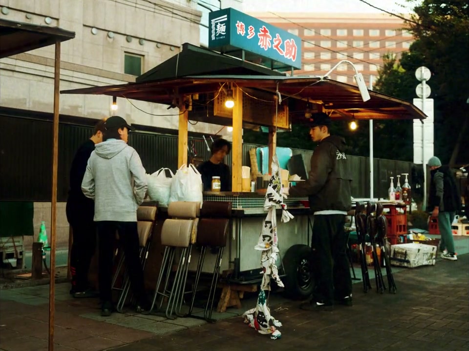 Street food stall in the Dokyo Fukuoka film